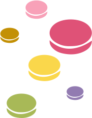 colorful macarons